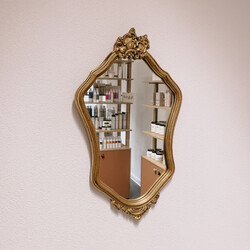 Miroir Coquille Style Baroque