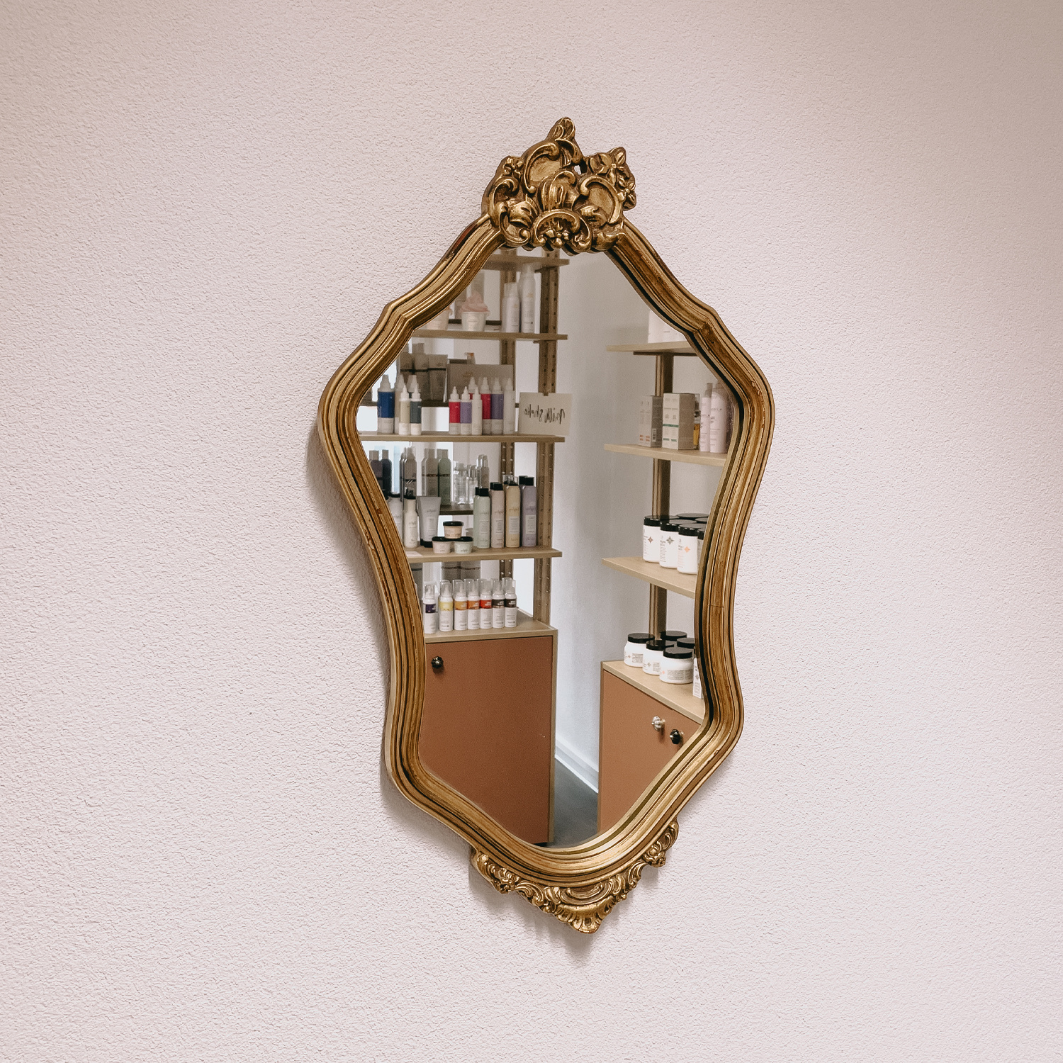 Miroir Coquille Style Baroque moyen