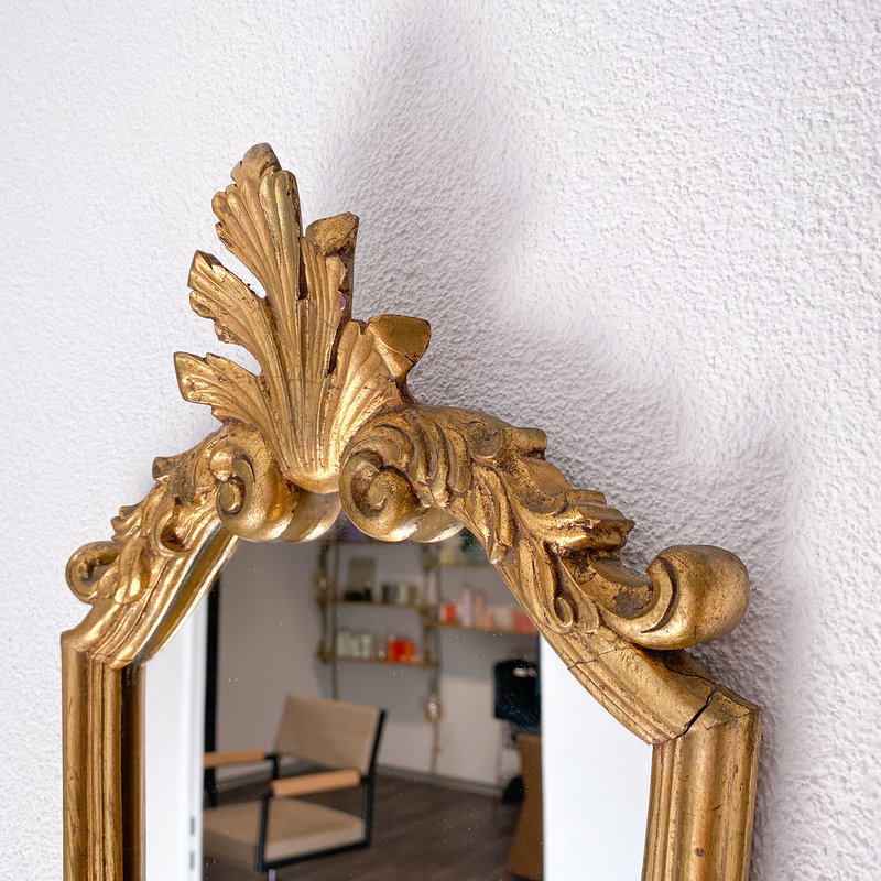 Miroir Coquille Style Baroque petit