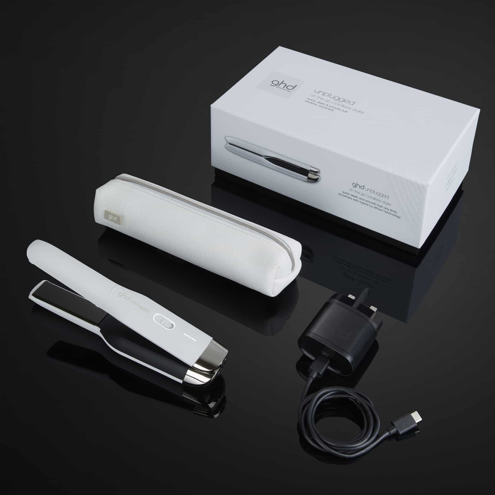 GHD Fer à lisser sans fil - Blanc