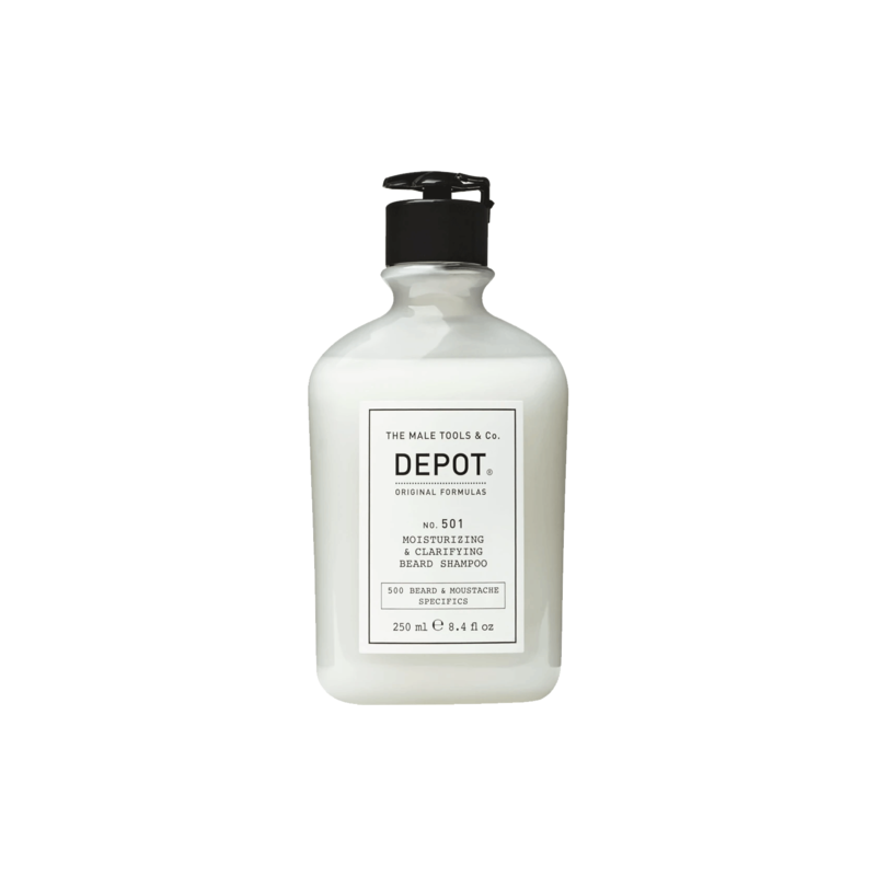 Depot no. 501 moisturizing & clarifying beard shampoo 250ml