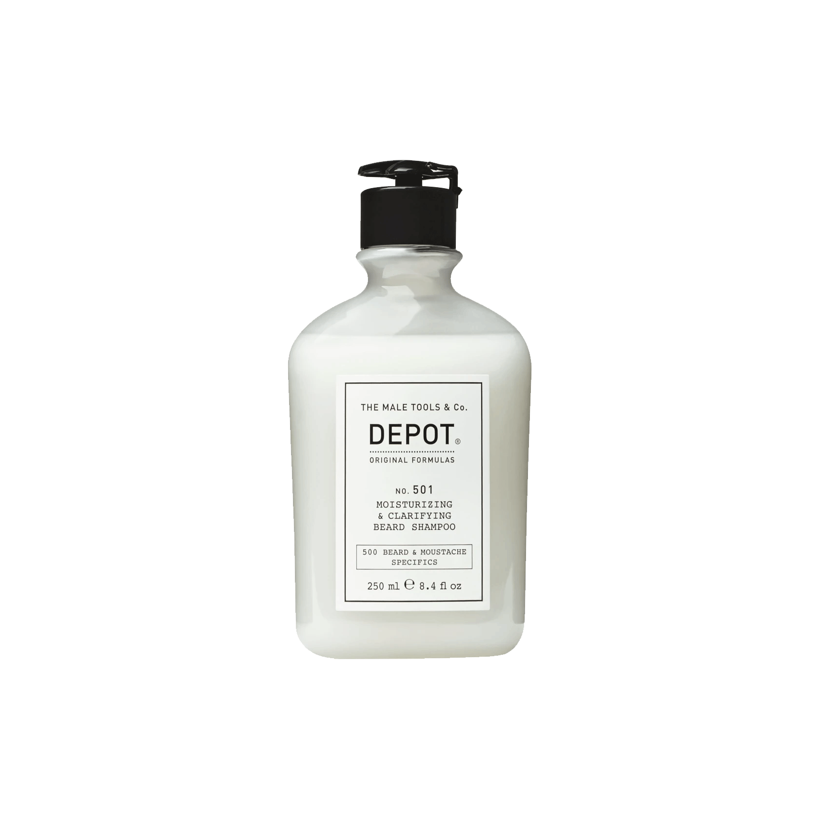 Depot no. 501 moisturizing & clarifying beard shampoo 250ml