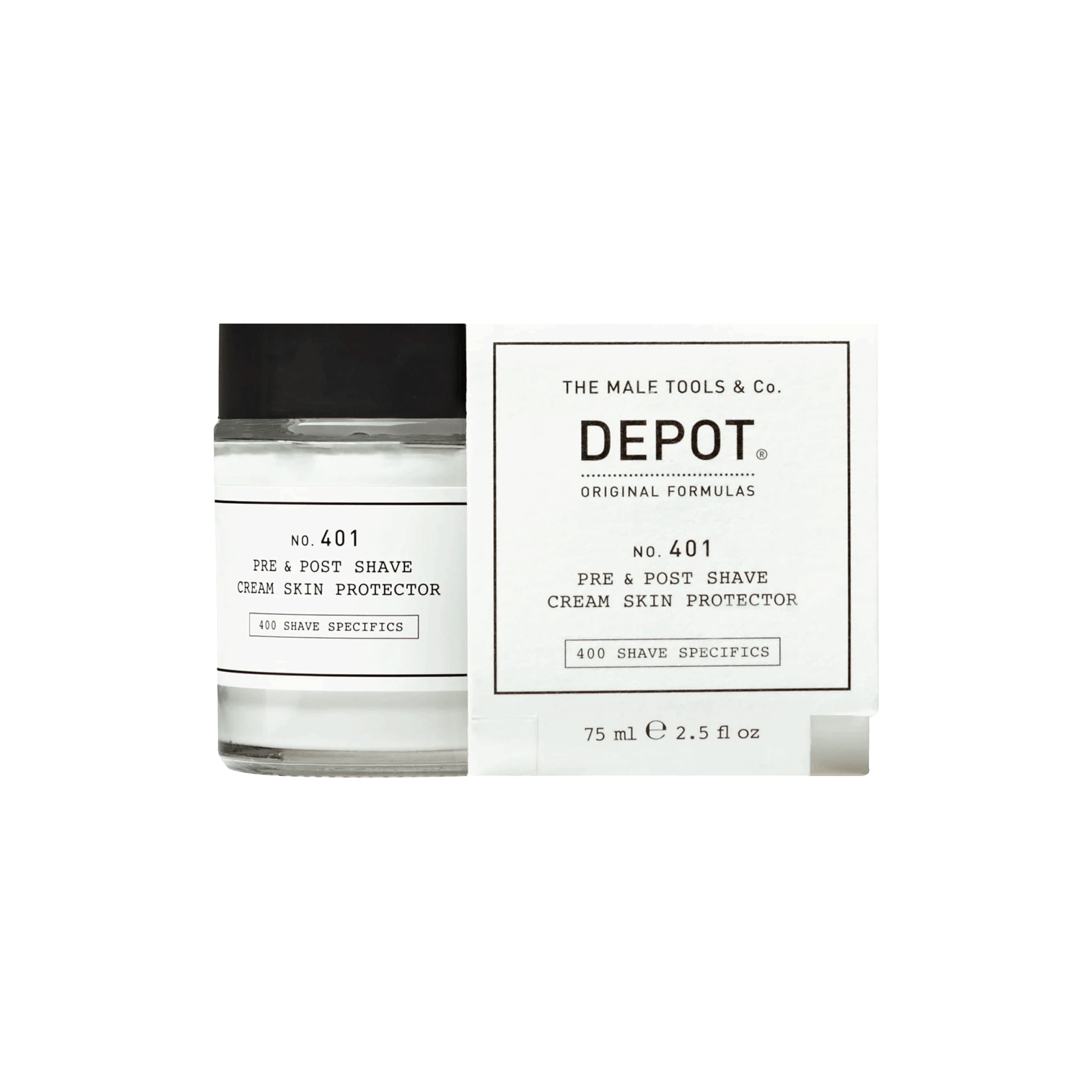 Depot no. 401 pre & post shave cream skin protector 75ml