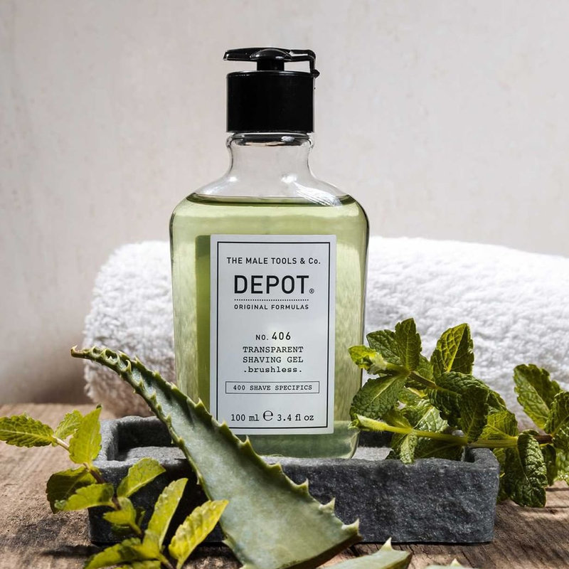 Depot no. 406 transparent shaving gel