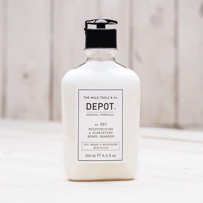 Depot no. 501 moisturizing & clarifying beard shampoo 250ml