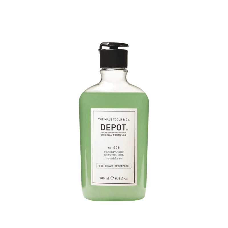 Depot no. 406 transparent shaving gel