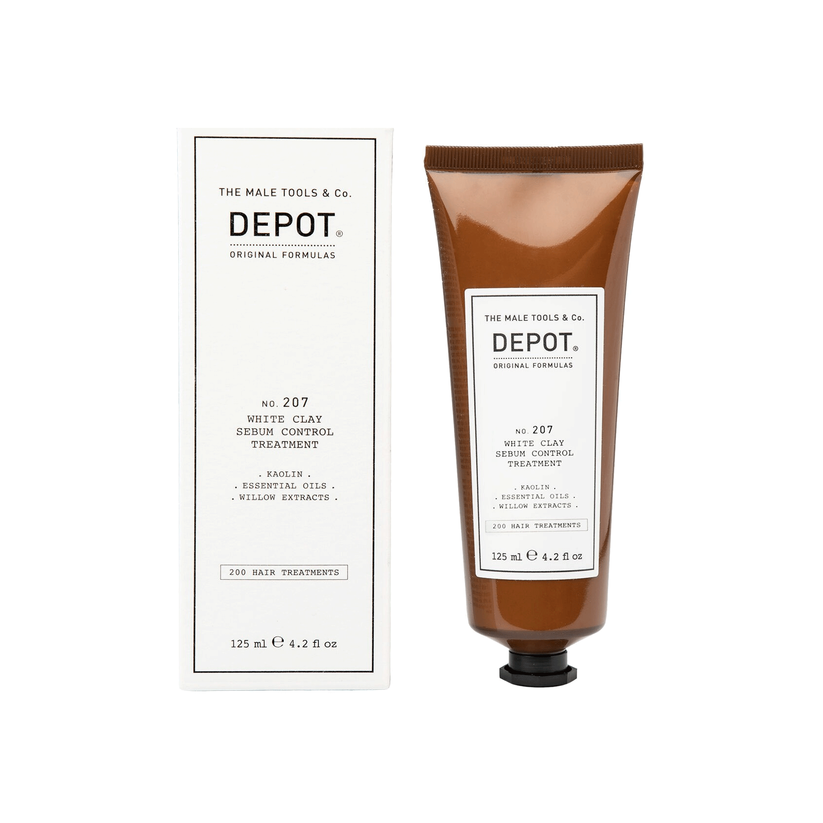 Depot no. 207 white clay sebum control treatment 125ml
