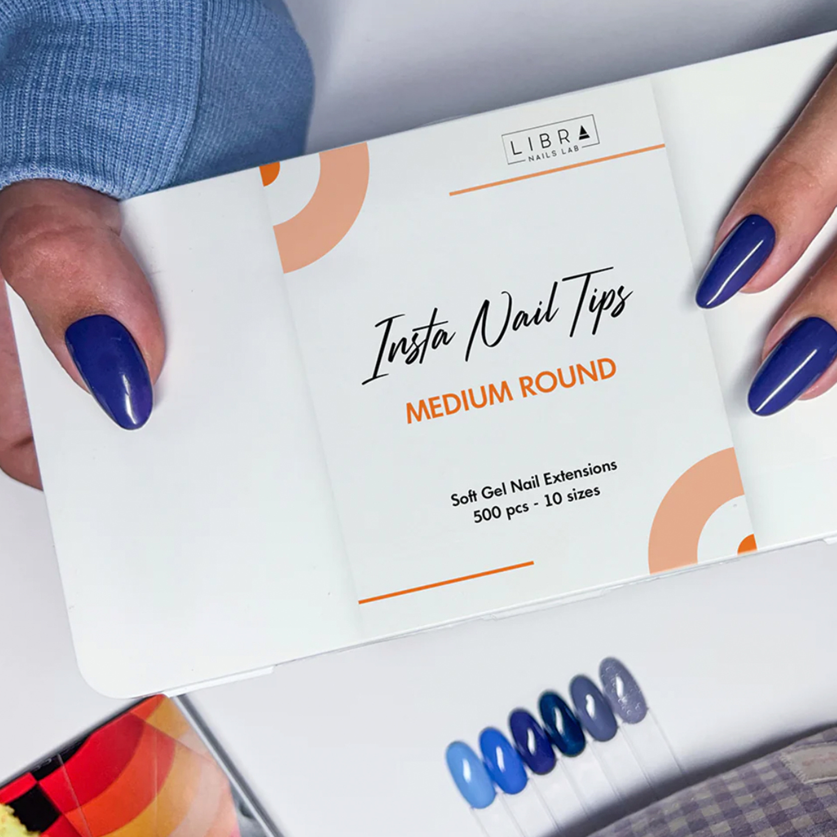 Libra Insta Nail Tips medium round