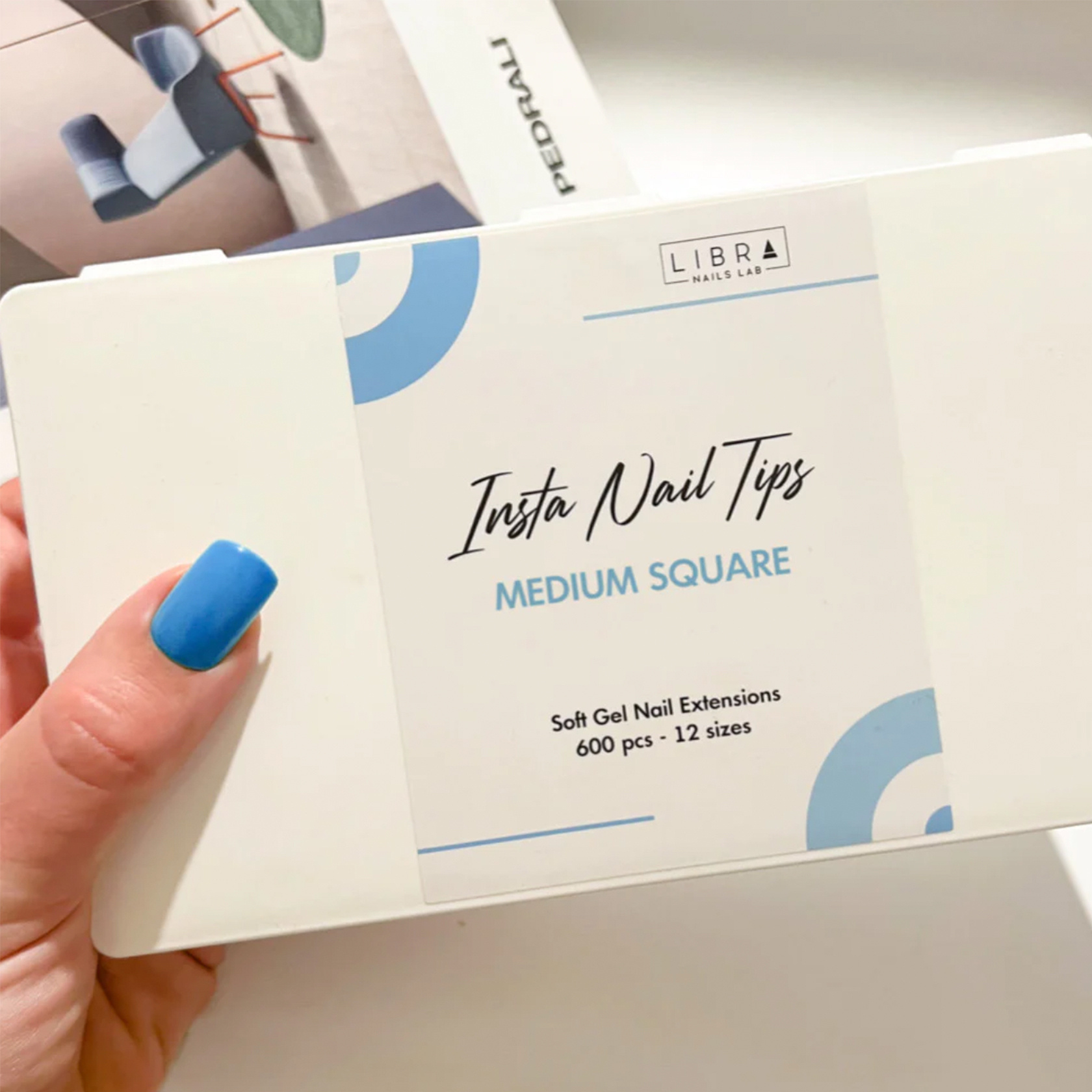 Libra Insta Nail Tips medium square