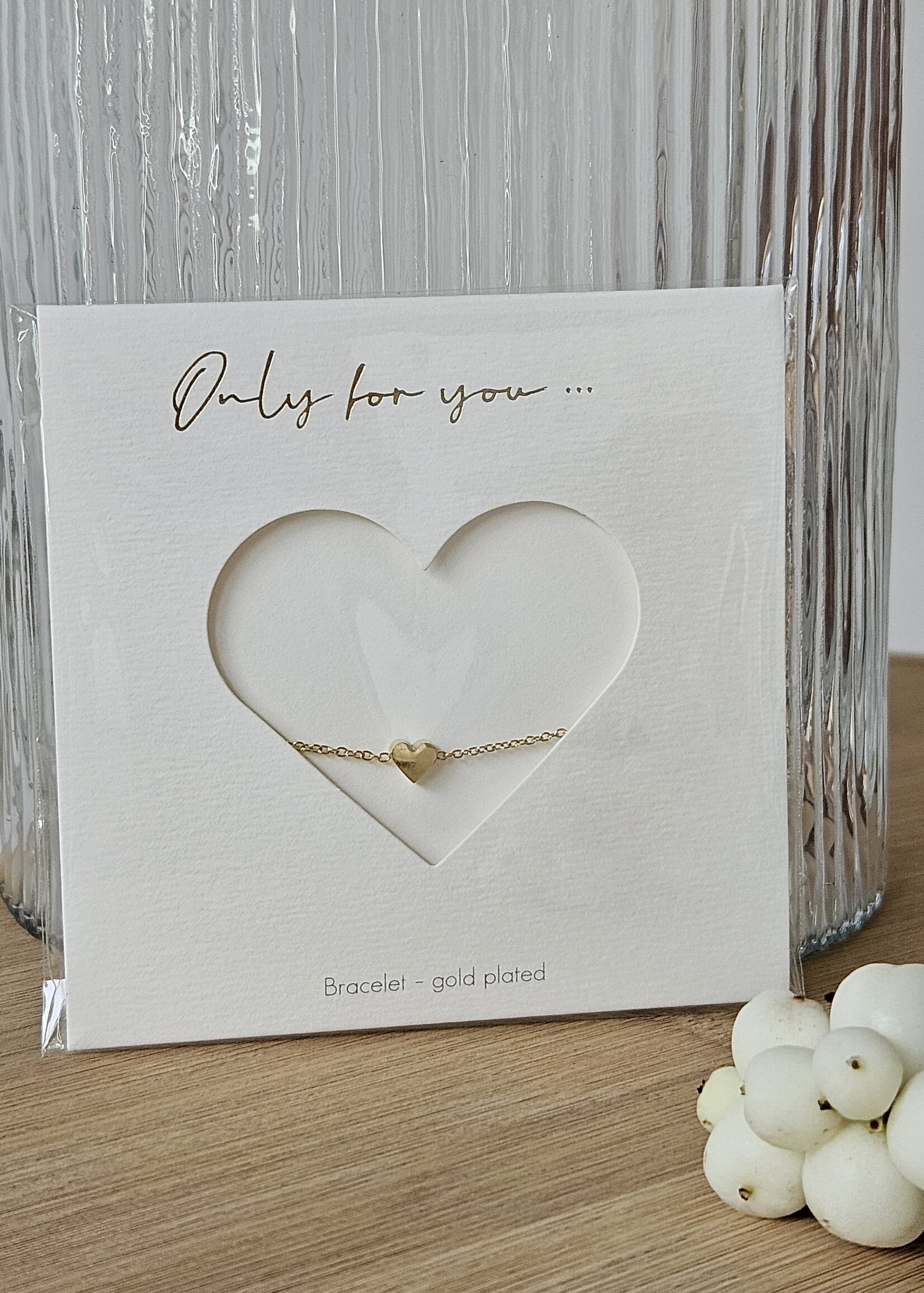 'Only for you' Armband (Stainless Steel)