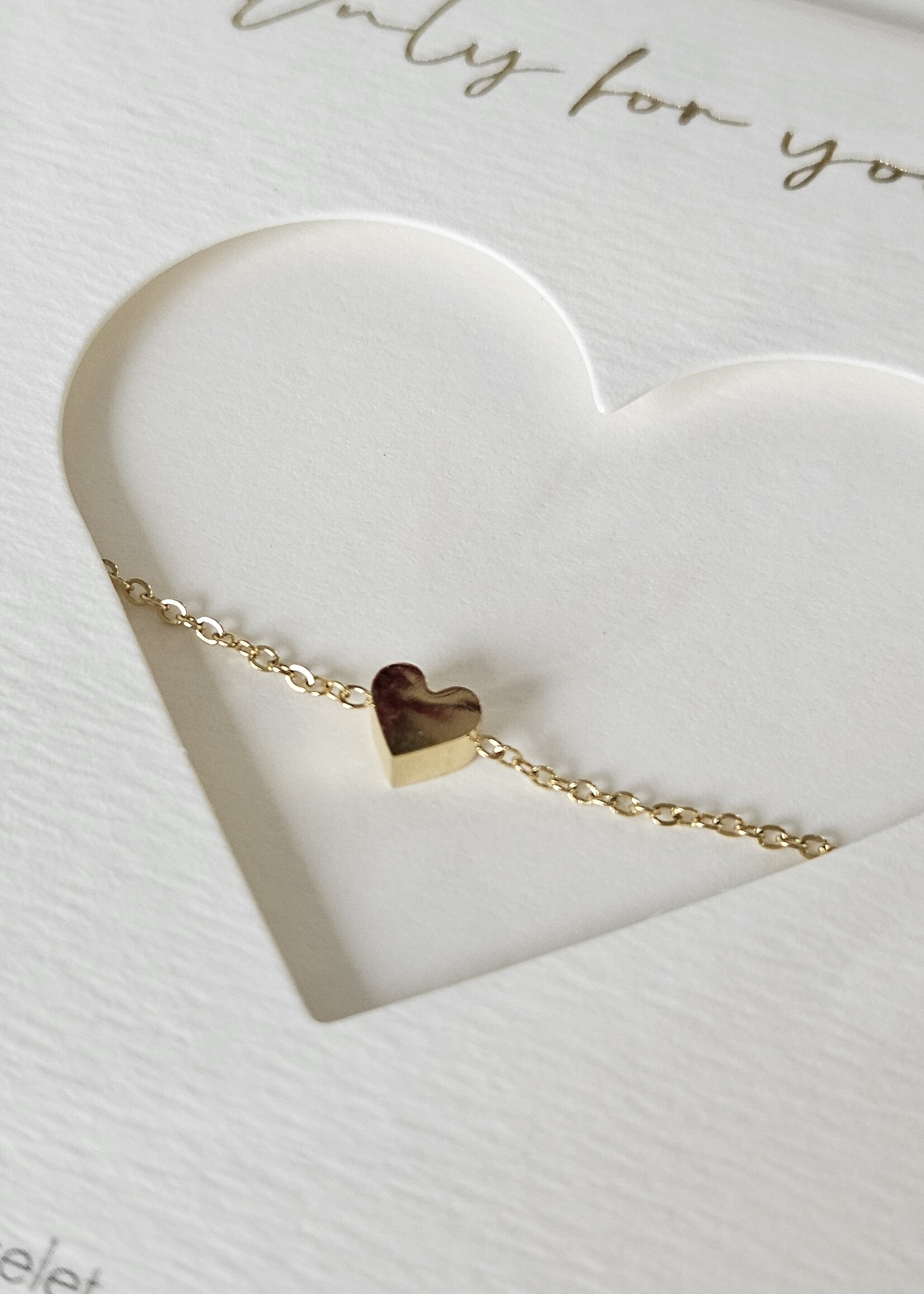 'Only for you' Armband (Stainless Steel)