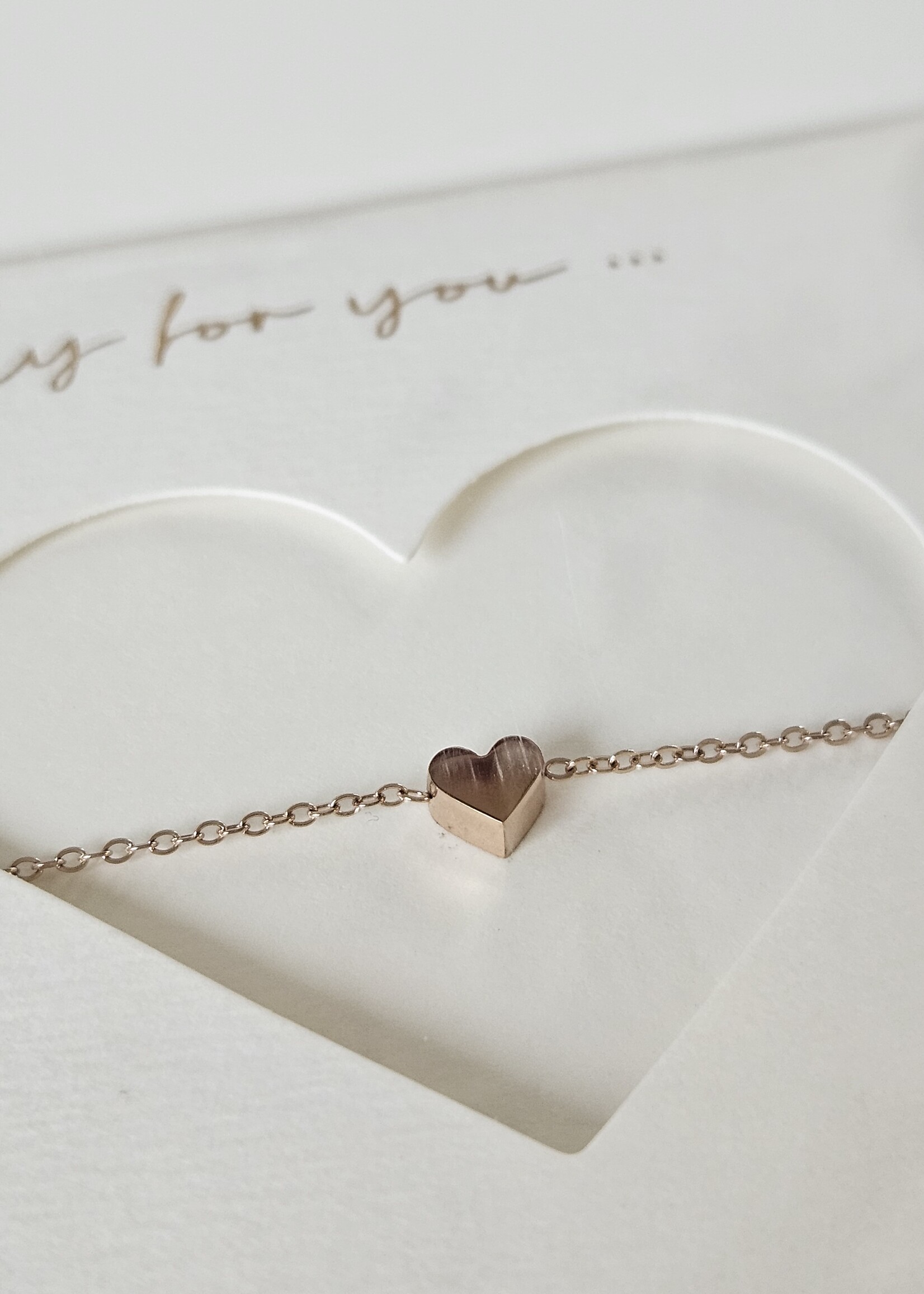 'Only for you' Armband (Stainless Steel)