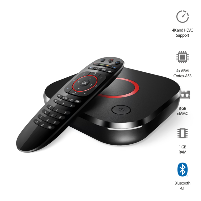 Infomir MAG424 IPTV/OTT ontvanger - 4K&HEVC - Linux OS Infomir MAG424 IPTV/OTT ontvanger - 4K&HEVC - Linux OS