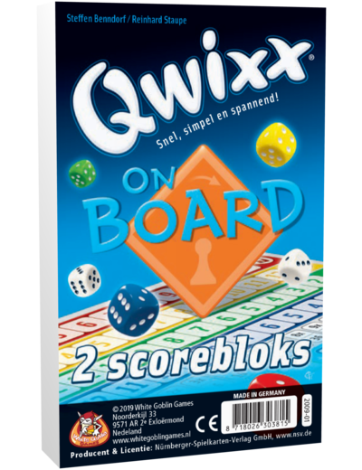 White Goblin Games Qwixx On Board Bloks