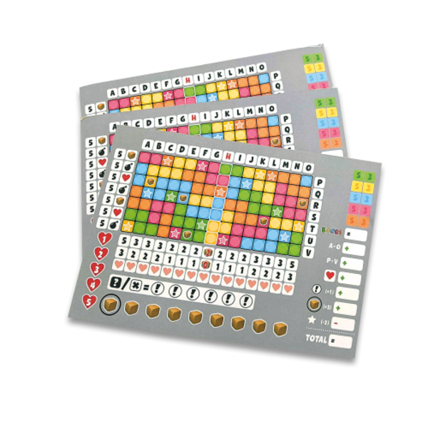 999 Games Scoreblokken Keer op Keer 2 twee stuks Level 1