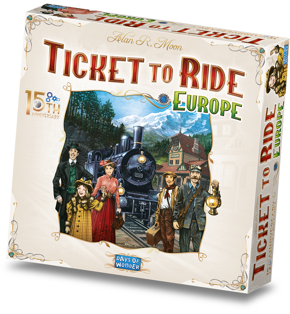 Tablet Vervormen Uitgebreid Ticket to ride:Europe:15th Anniversary -De Dobbelkelder, webshop spel - De  Dobbelkelder