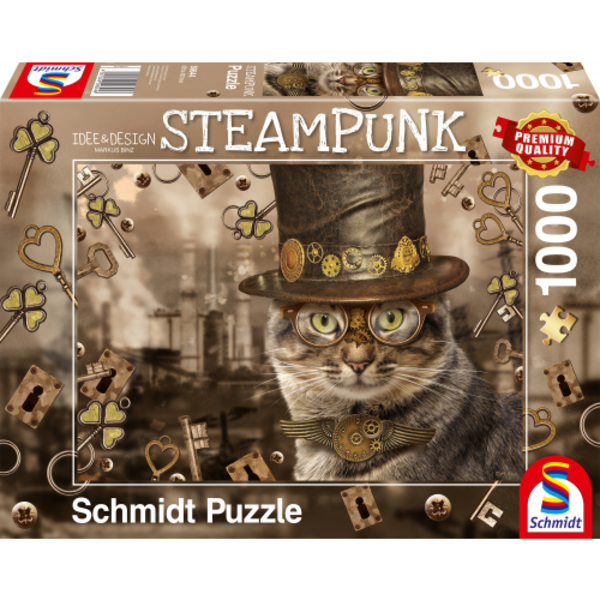 999 Games Steampunk Kat, 1000 stukjes