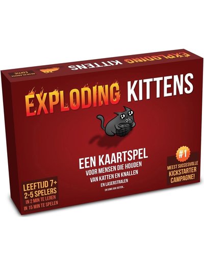 Exploding kittens Exploding kittens + happy socks!!!  (Zolang de voorraad strekt. )