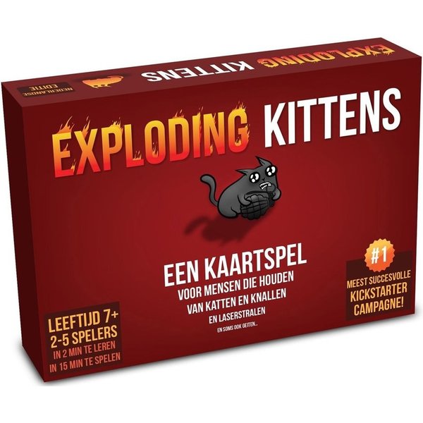 Exploding kittens Exploding kittens + happy socks!!! (Zolang de voorraad strekt. )