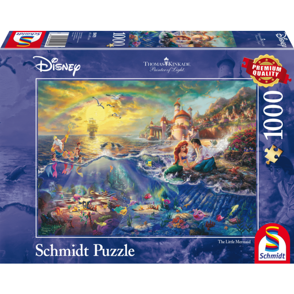 Schmidt Disney Kleine zeemeermin 1000 stukjes