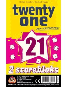 999 Games Twenty one: scoreblokken