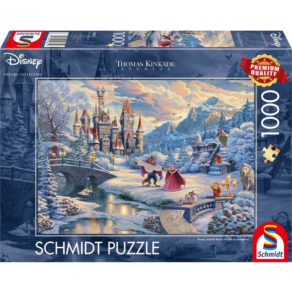 999 Games Disney, Belle en het Beest in de sneeuw, 1000 stukjes