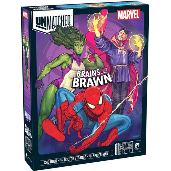 White Goblin Games Unmatched Marvel - Brains and Brawn