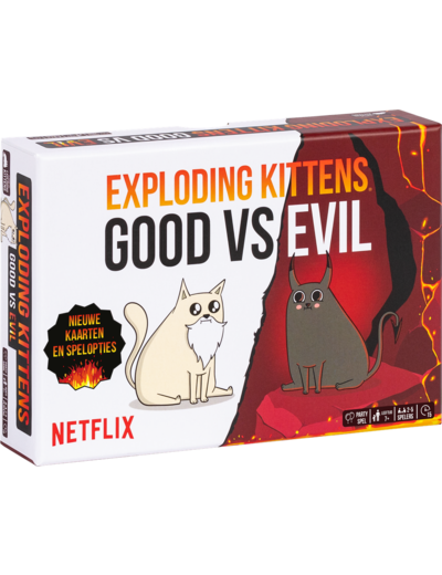 Exploding kittens Exploding kittens - Good VS Evil  + happy socks (zolang de voorraad strekt!)