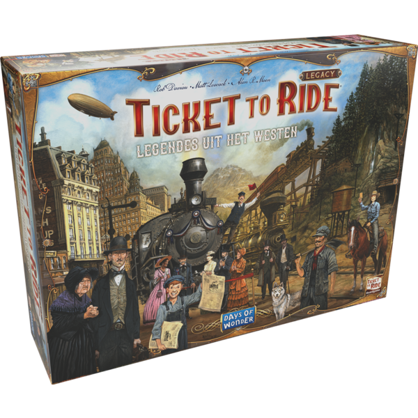 Days of wonder Ticket to Ride Legacy Legendes uit het Westen