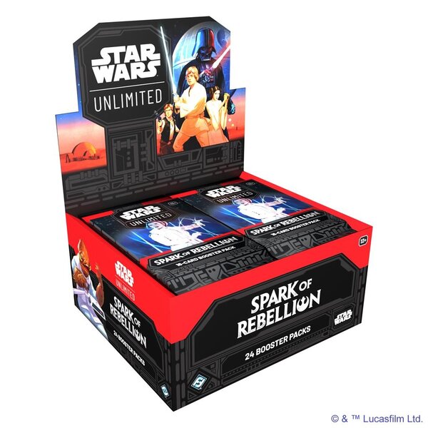 Fantasy Flight Games Star Wars Unlimited Spark Of Rebellion Booster Display Pre-Order