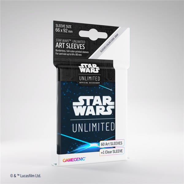 Gamegenic Star Wars Unlimited Art Sleeves Space Blue