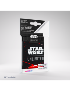 Gamegenic Star Wars Unlimited Art Sleeves Space Red