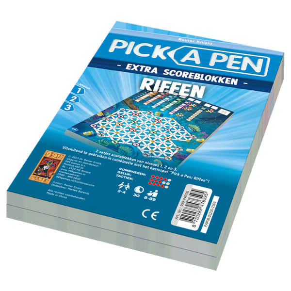 999 games Pick a pen: riffen - scoreblokjes