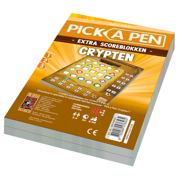 999 games Pick a pen: crypten - scoreblokjes
