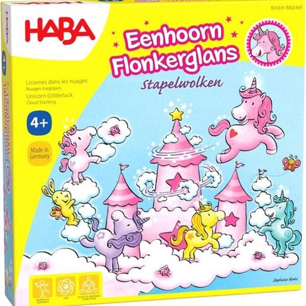 Haba Eenhoorn Flonkerglans: Stapelwolken