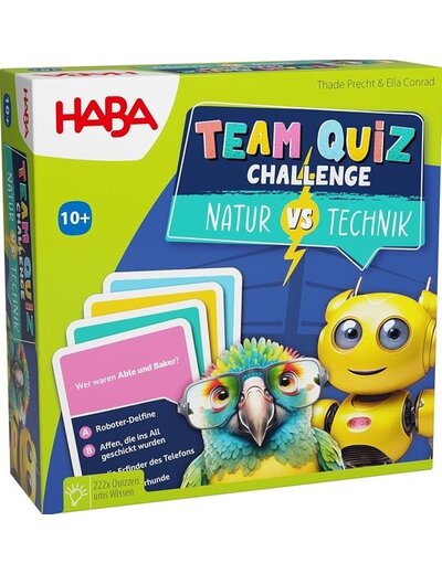 Haba Team quiz challenge- natuur vs techniek