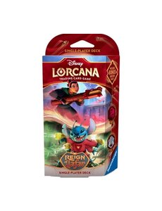 Disney Lorcana Pre-order!! Disney Lorcana Starterdeck-Reign of jafar:  Mulan & Stitch