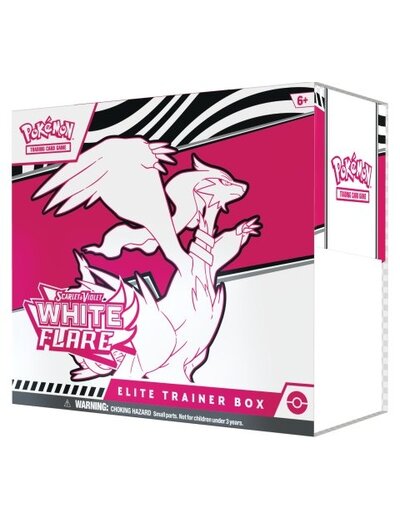 asmodee Pokemon Scarlet & Violet- White flare elite trainer box-ETB