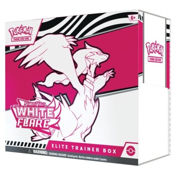 asmodee Pokemon Scarlet & Violet- White flare elite trainer box-ETB
