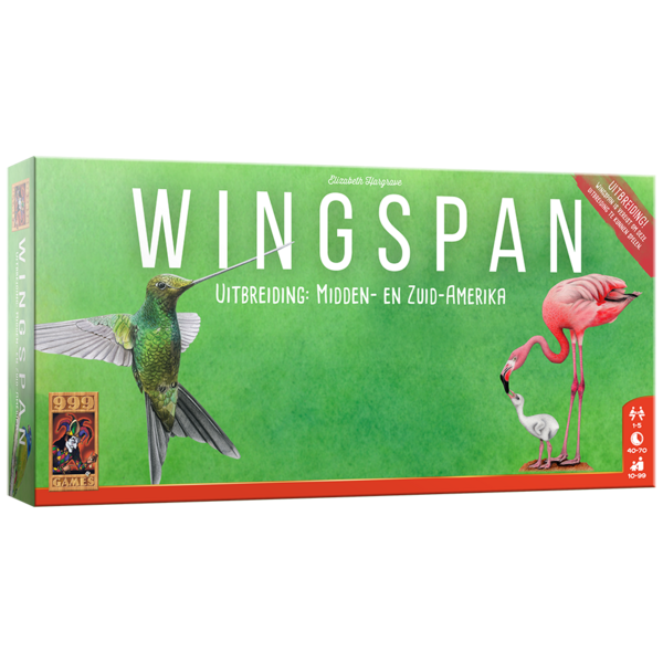 999 Games Wingspan uitbreiding: Midden -en Zuid Amerika