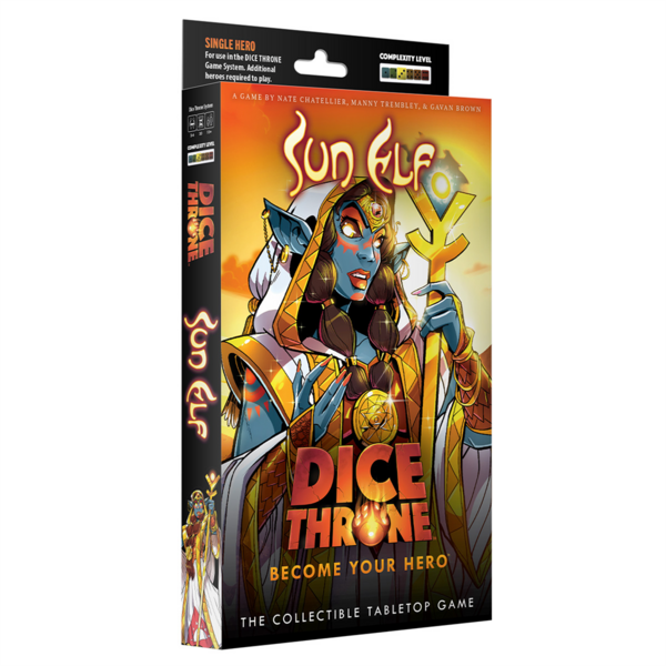 The op games Dice Throne Sun Elf Hero Pack