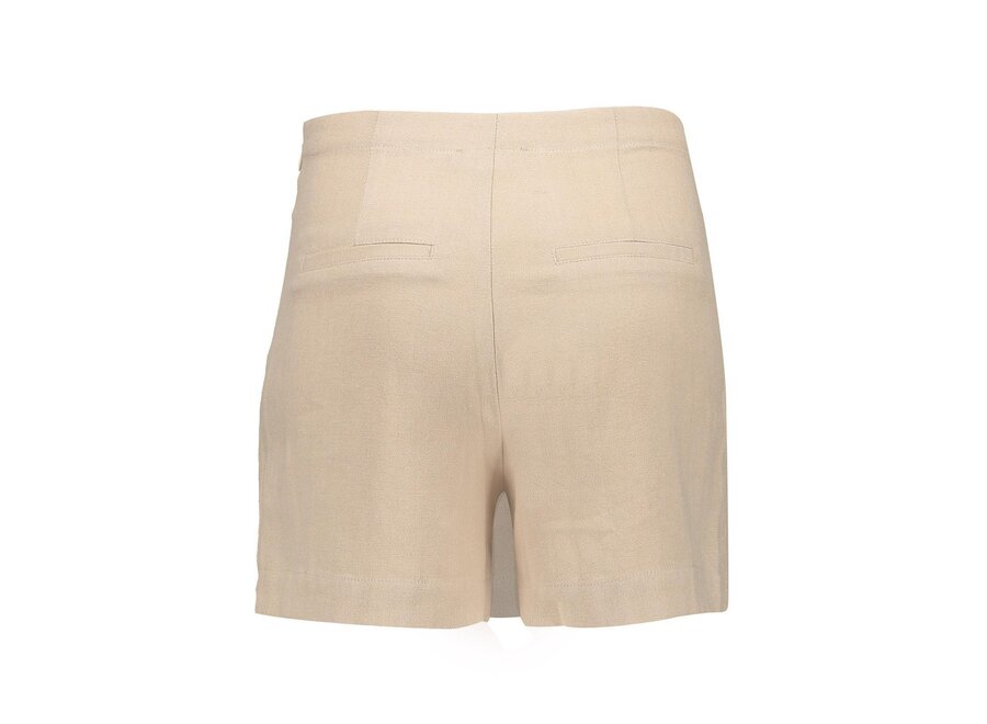 Skort Linnen 41155K Sand