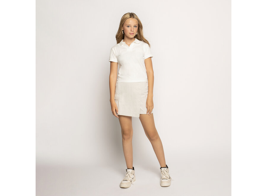 Polo May FL24206 ChalkWhite