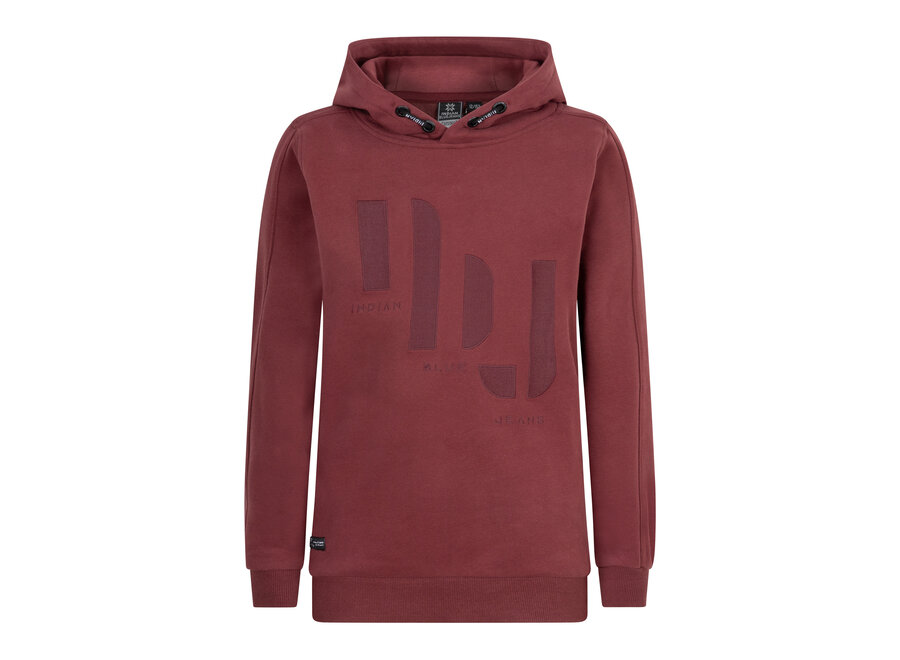 Hoody IBJ Brushed 960080 WineRed