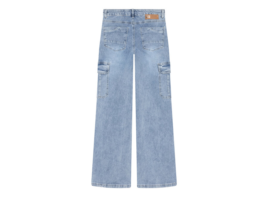 Cargo Denim Wide Fit 970025 lightdenim