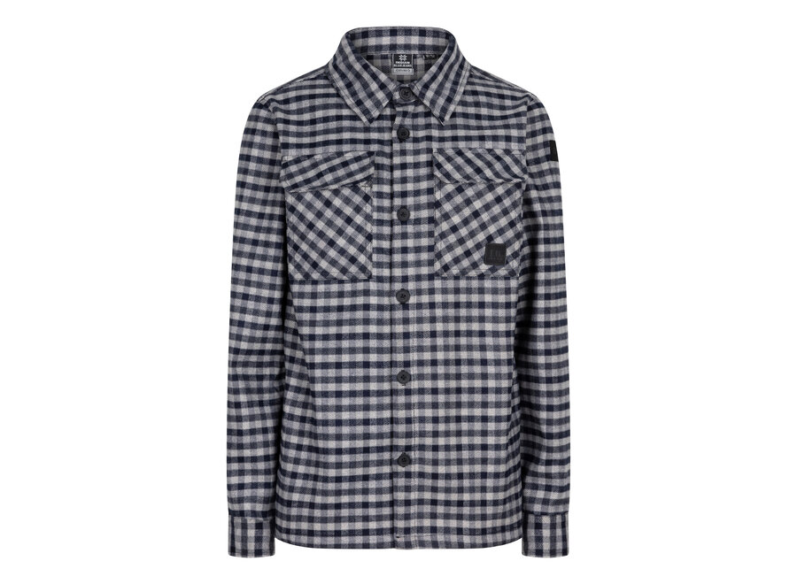 Shirt Jacket Check 5556 Navy