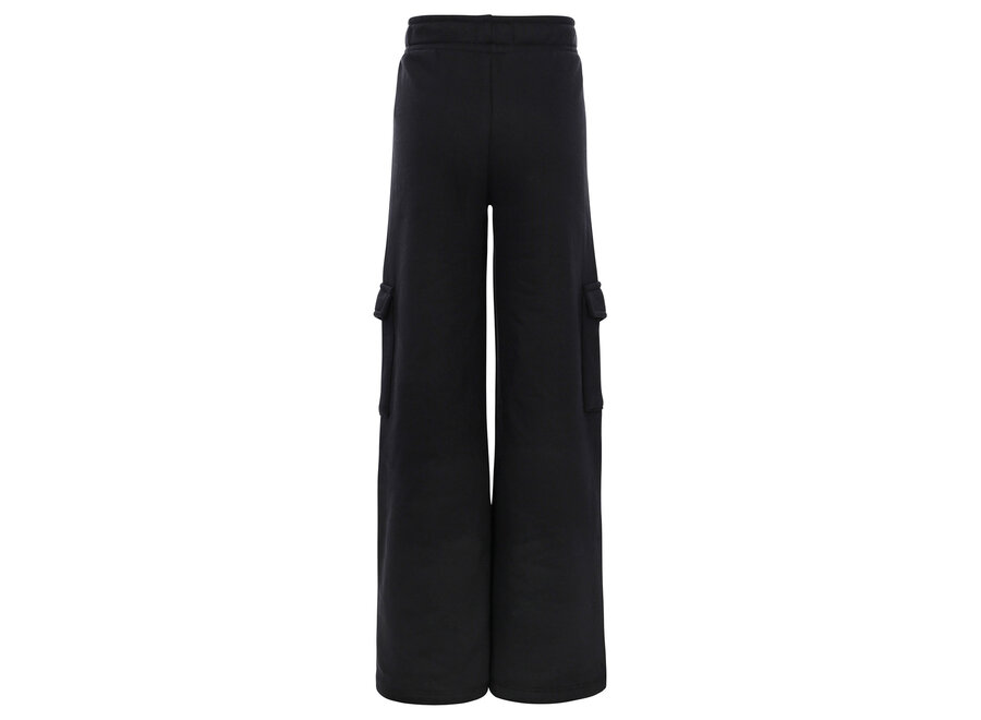 LITTLE Wideleg sweat pant 7619 Black