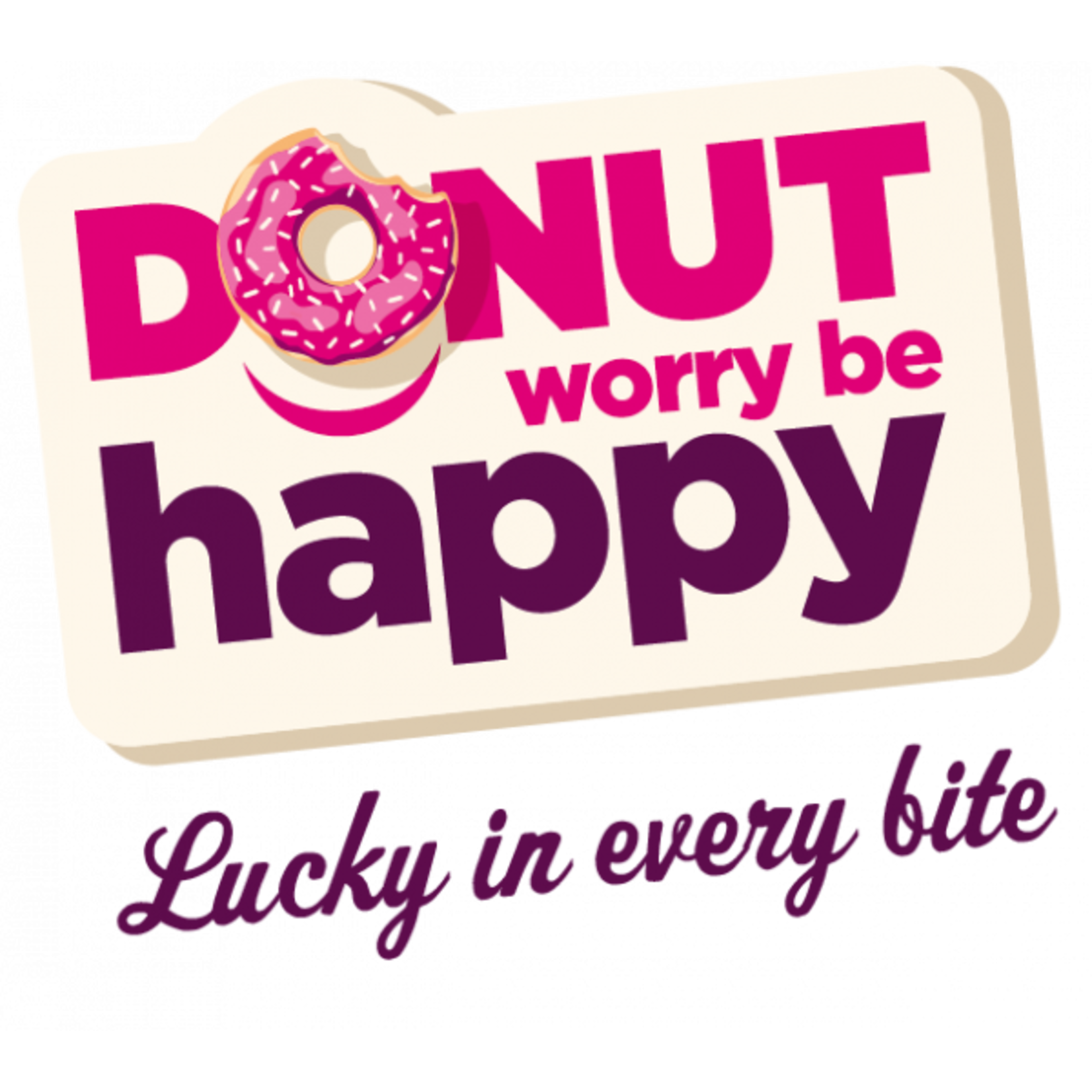 donut worry be happy AARDNEIENGLAZUUR & MARSHMALLOW