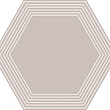 Cielo e Terra Beige Geometry 2 MAT 221 x 192 x 10 Tegel Cielo e Terra Beige Geometry 2 MAT 221 x 192 x 10 Tegel