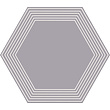 Cielo e Terra Violette Geometry 2 MAT 221 x 192 x 6 Tegel Cielo e Terra Violette Geometry 2 MAT 221 x 192 x 6 Tegel
